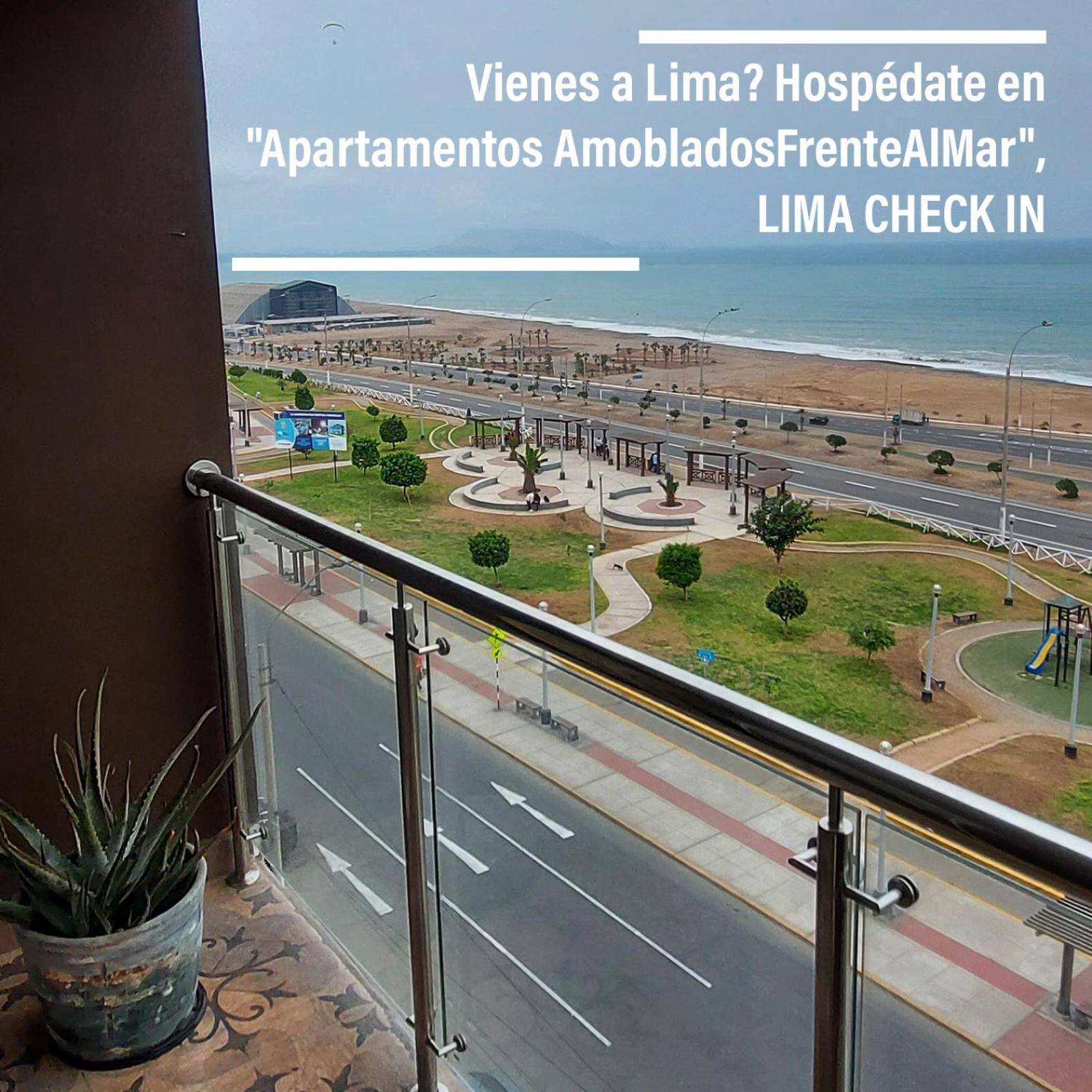 Frente Al Mar En San Miguel Apartamento Lima Check In Apartment ภายนอก รูปภาพ